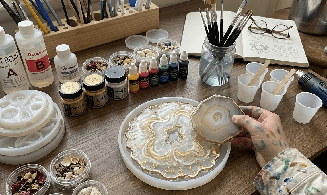 Resin art supplies